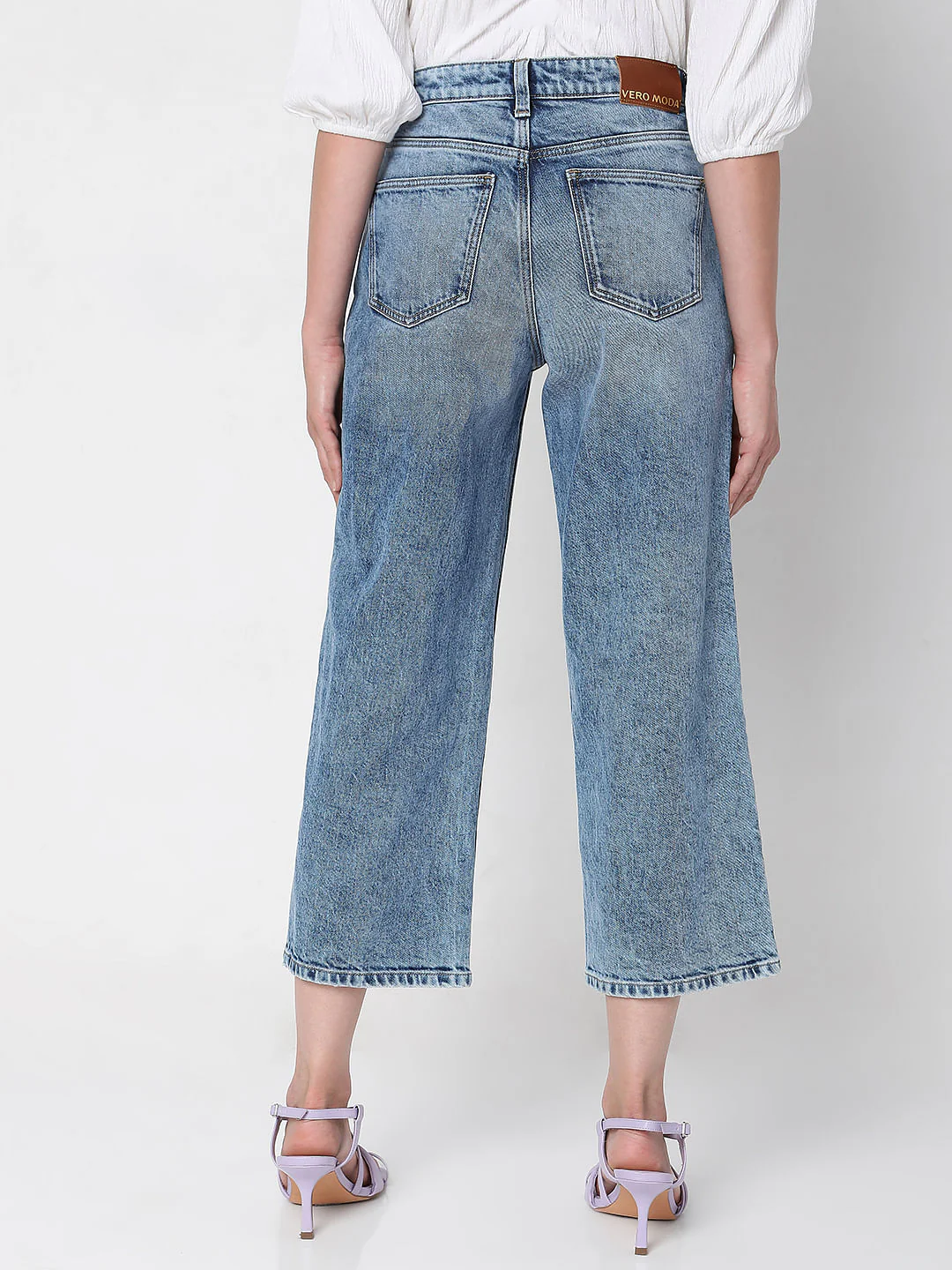 Blue High Waist Jeans - Image 4