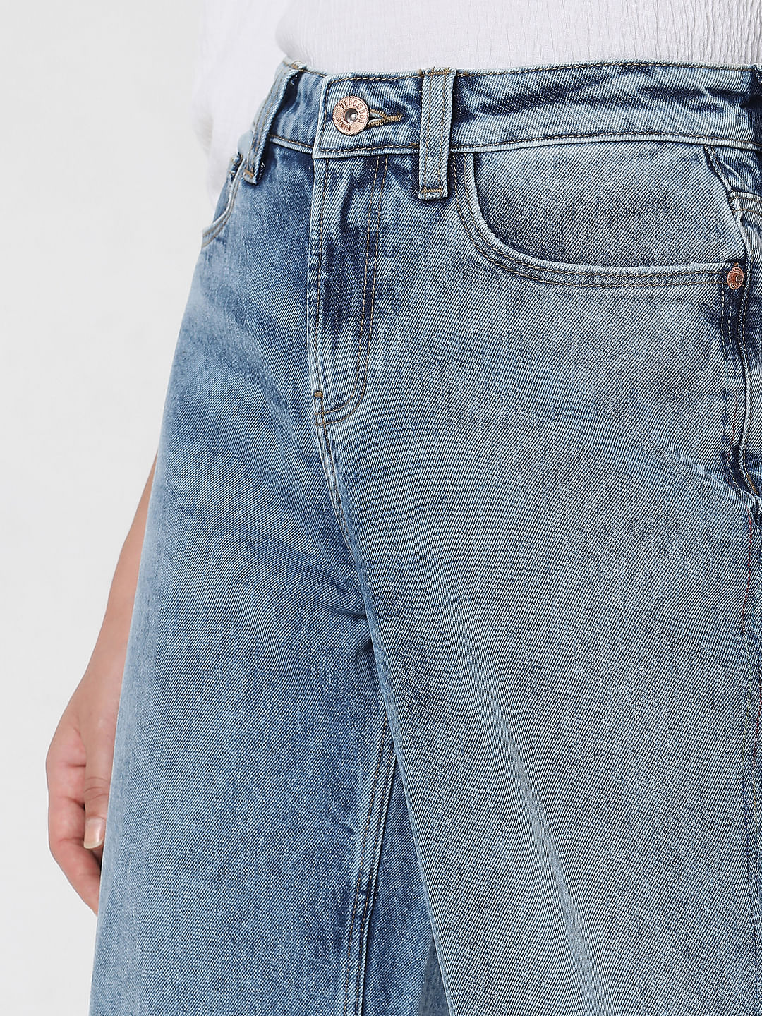 Blue High Waist Jeans - Image 5