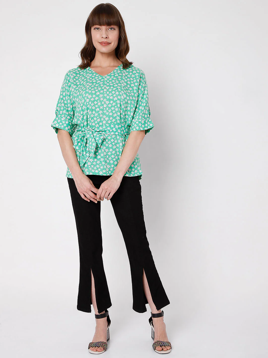 Green Floral Top - Image 5