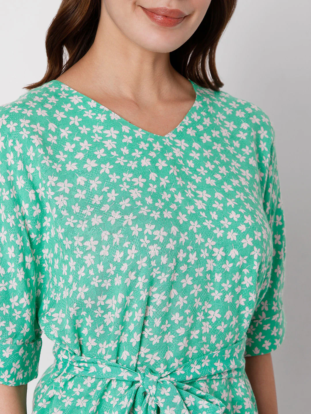 Green Floral Top - Image 6