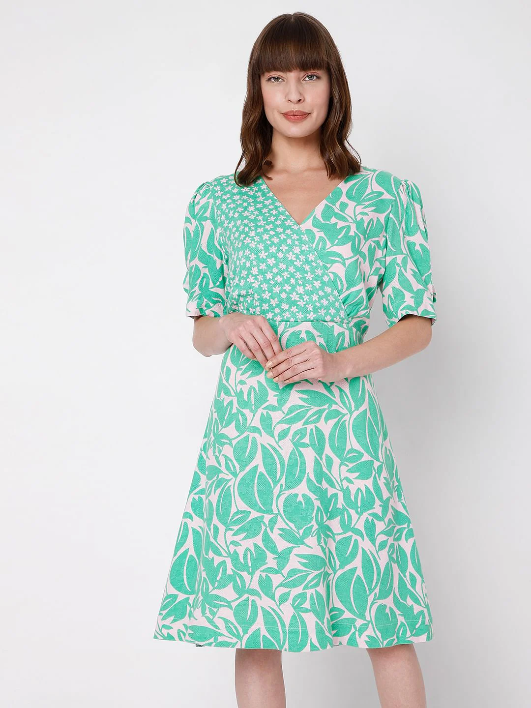 Green Floral Dress - Image 2