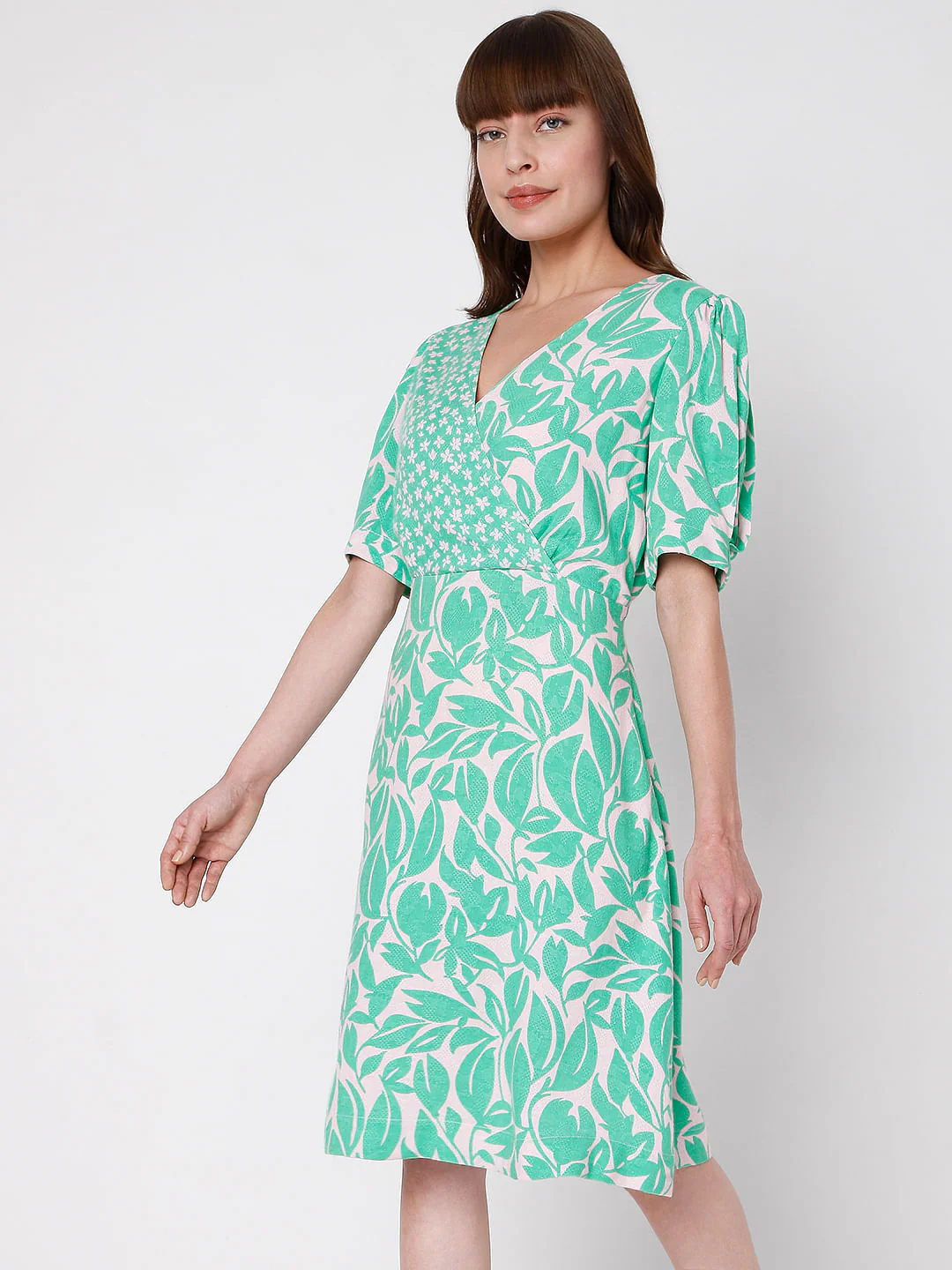 Green Floral Dress - Image 3