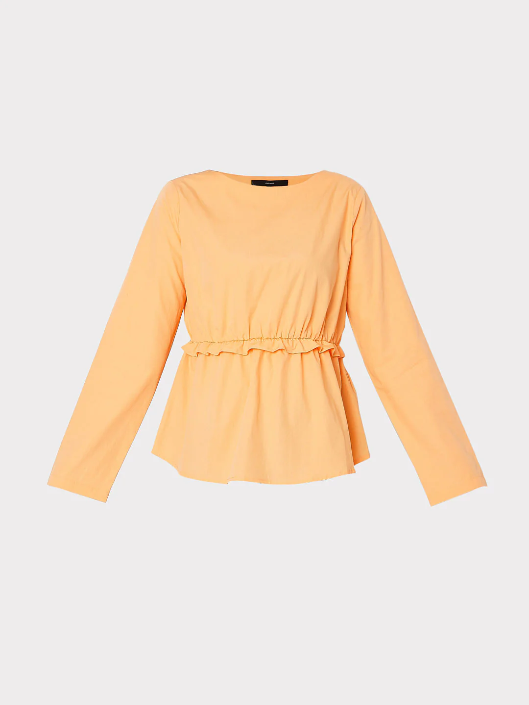 Orange Peplum Top - Image 7