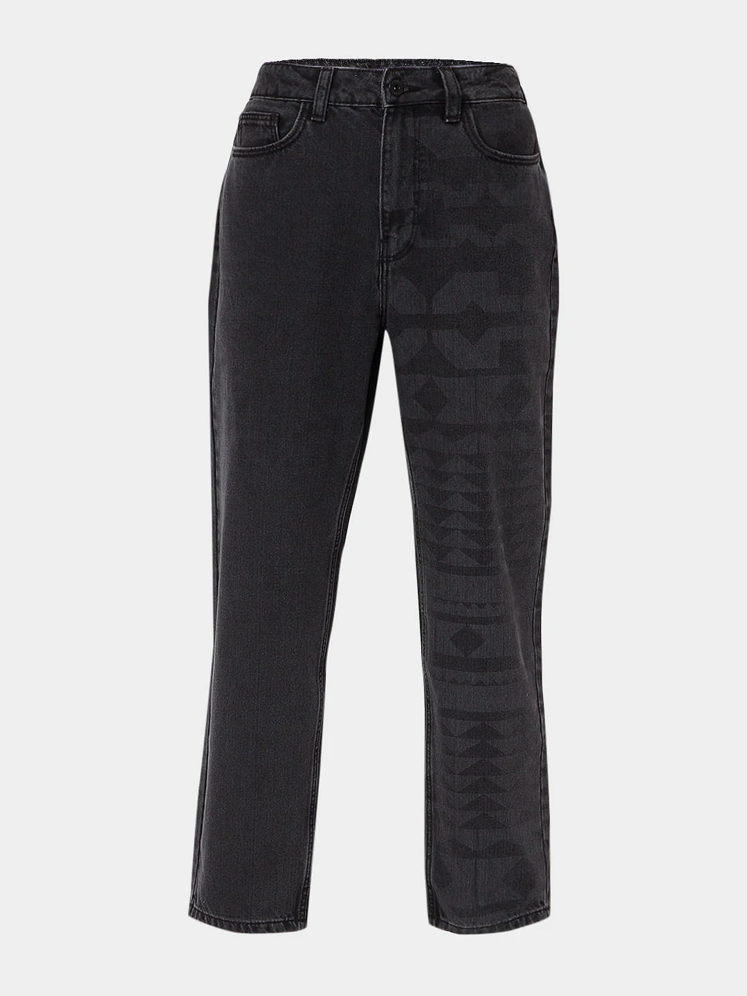 Black Mom Jade Straight Fit Jeans - Image 7