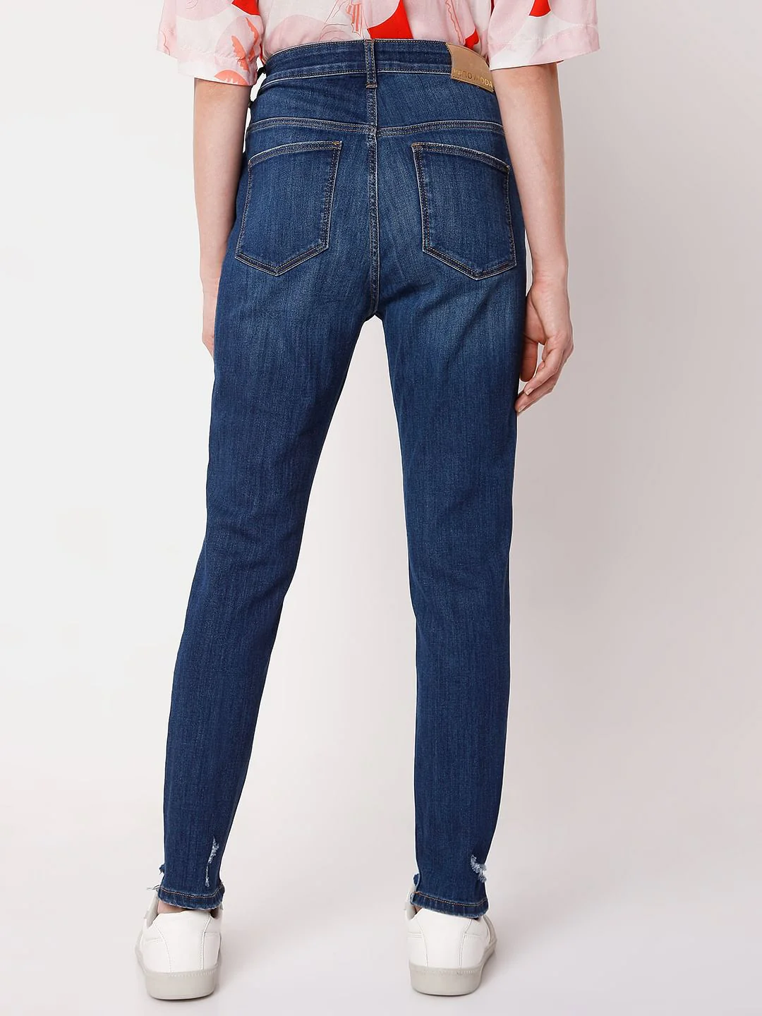 Blue High Rise Wendy Skinny Jeans - Image 4