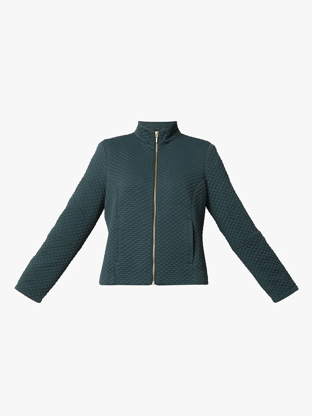 Green Quilted Winter Jacket - Image 7