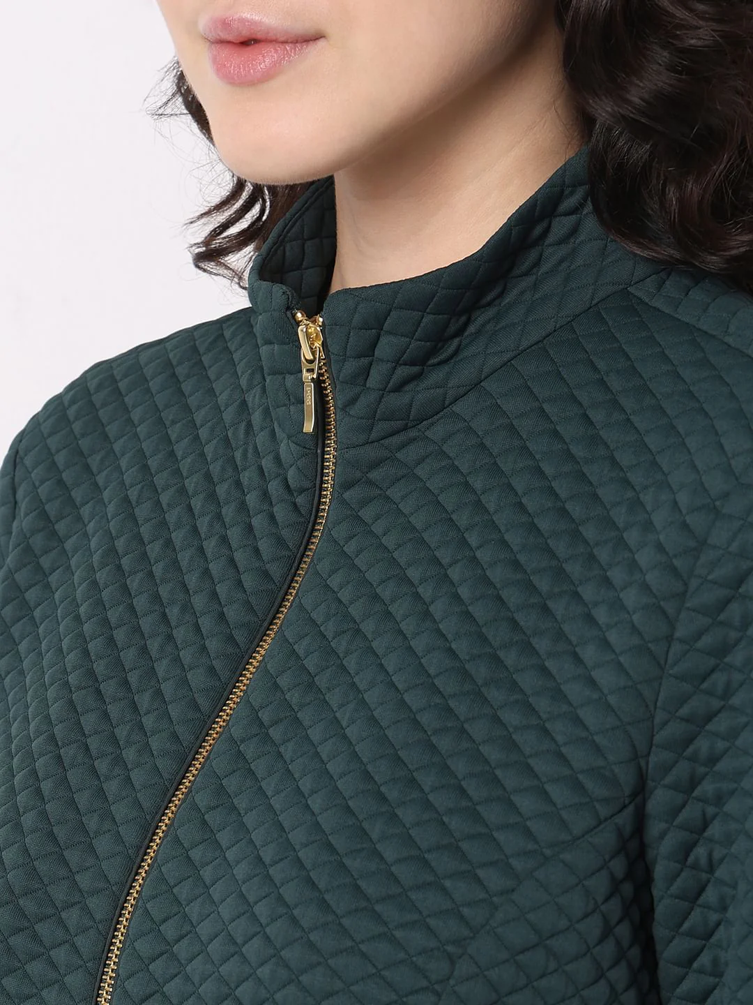 Green Quilted Winter Jacket - Image 8
