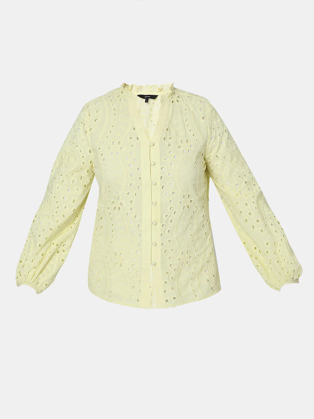 Yellow Schiffli Top - Image 7