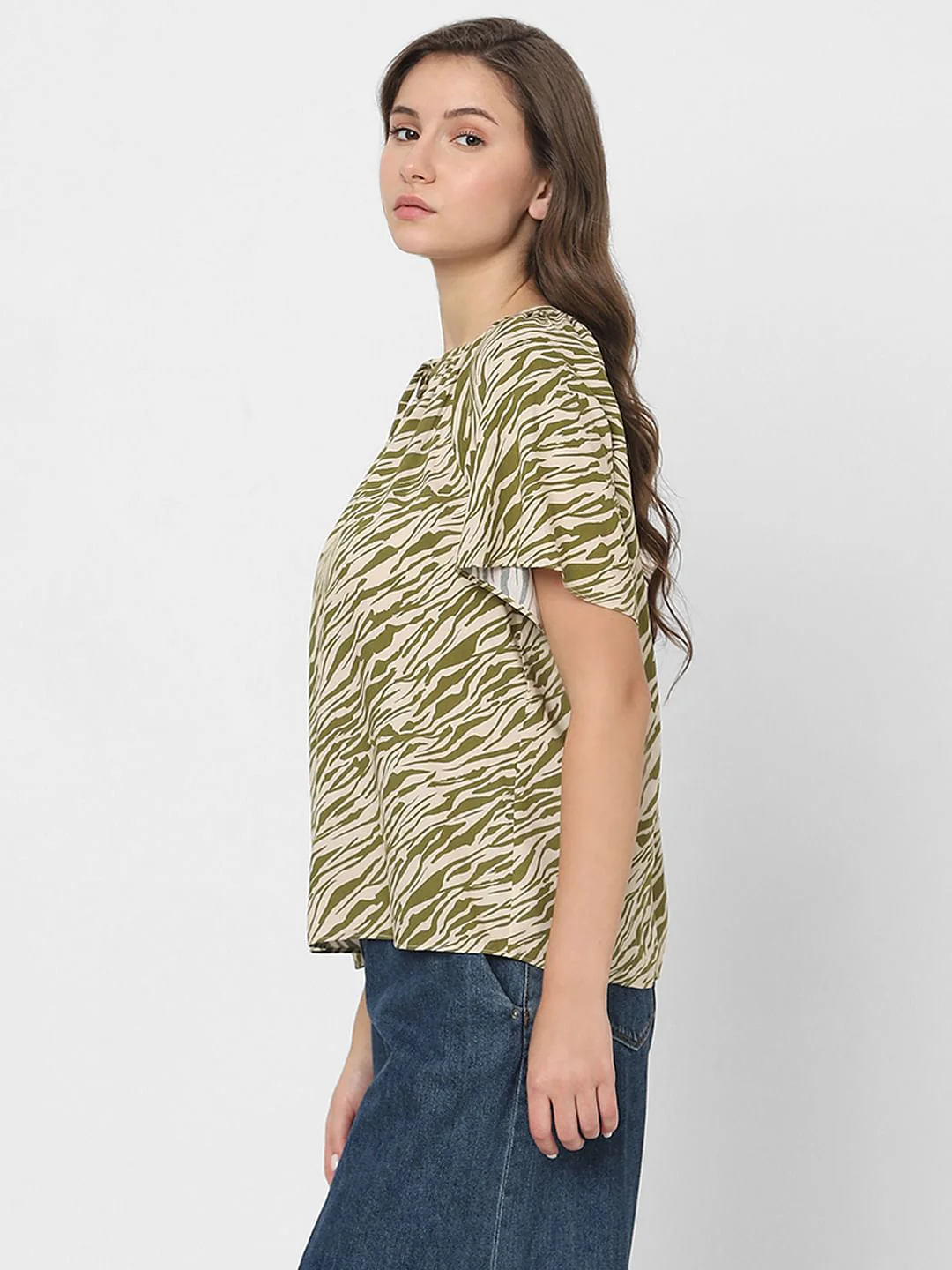 Green Printed Top - Image 3