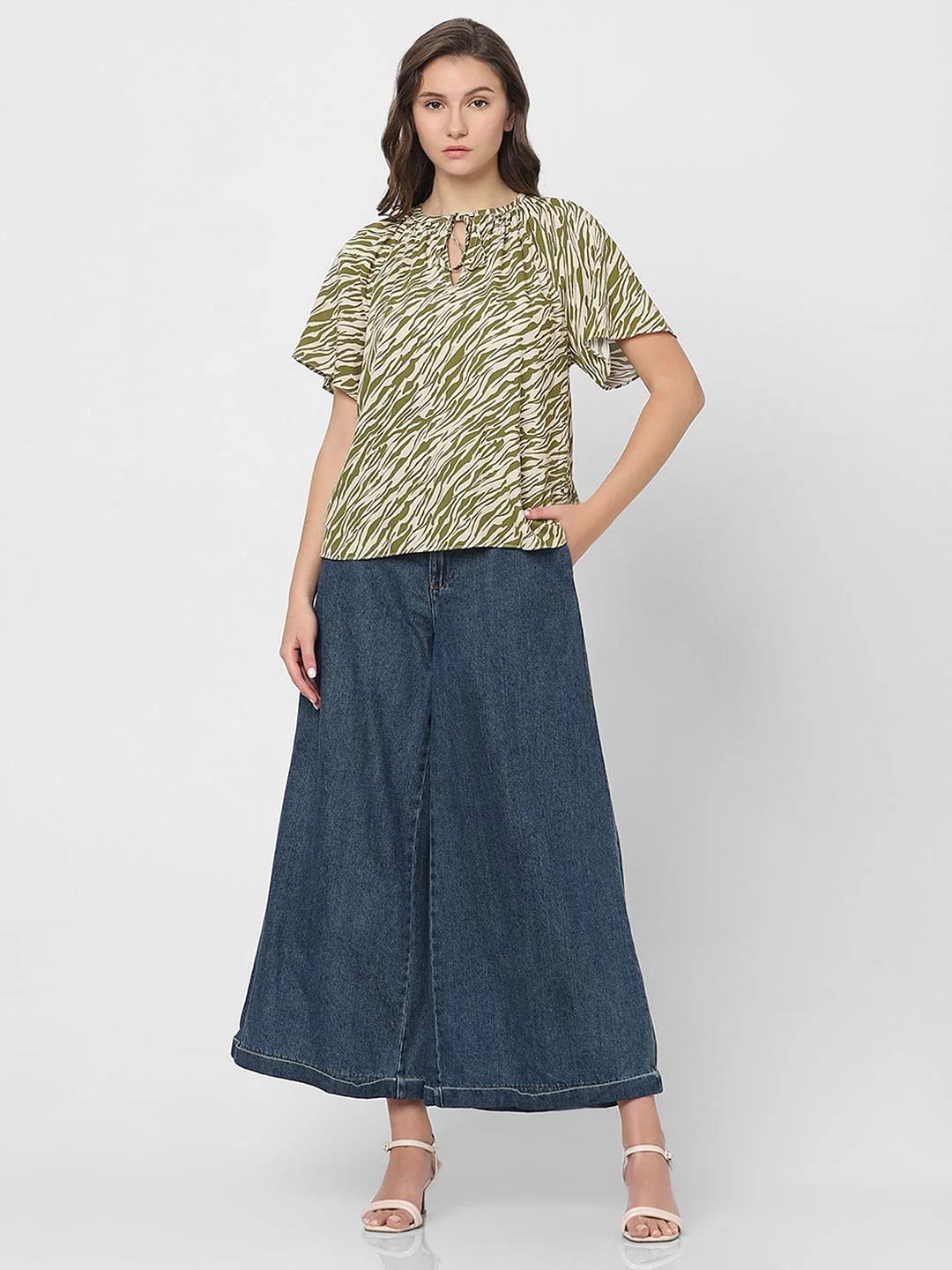 Green Printed Top - Image 5
