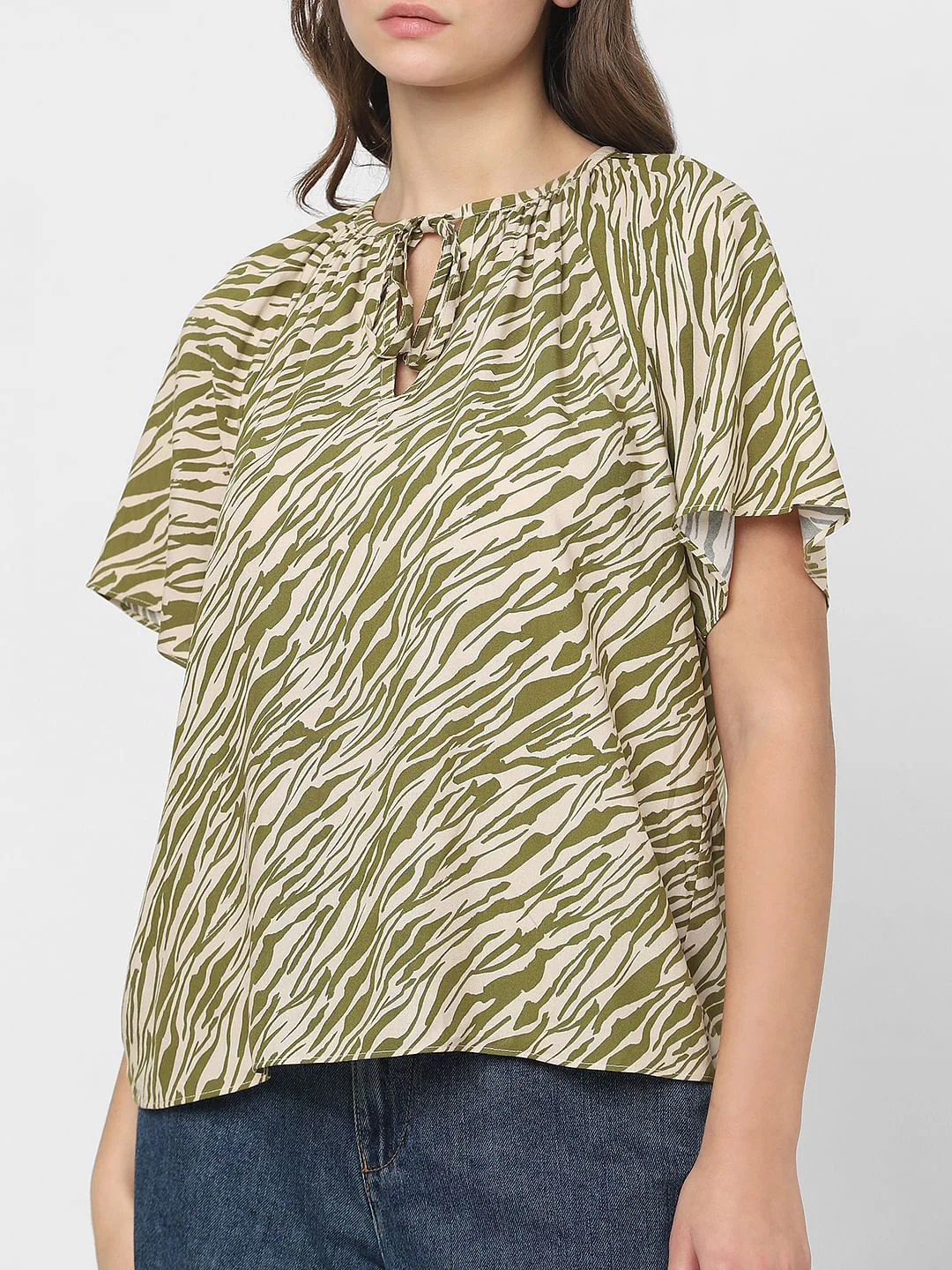 Green Printed Top - Image 6