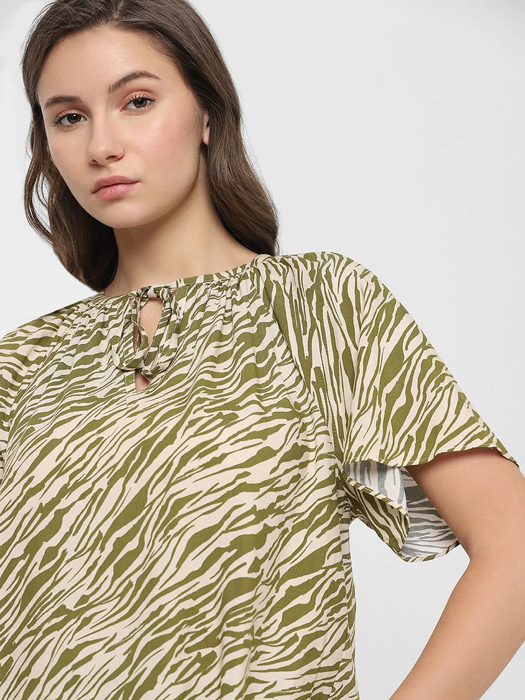 Green Printed Top - Image 8