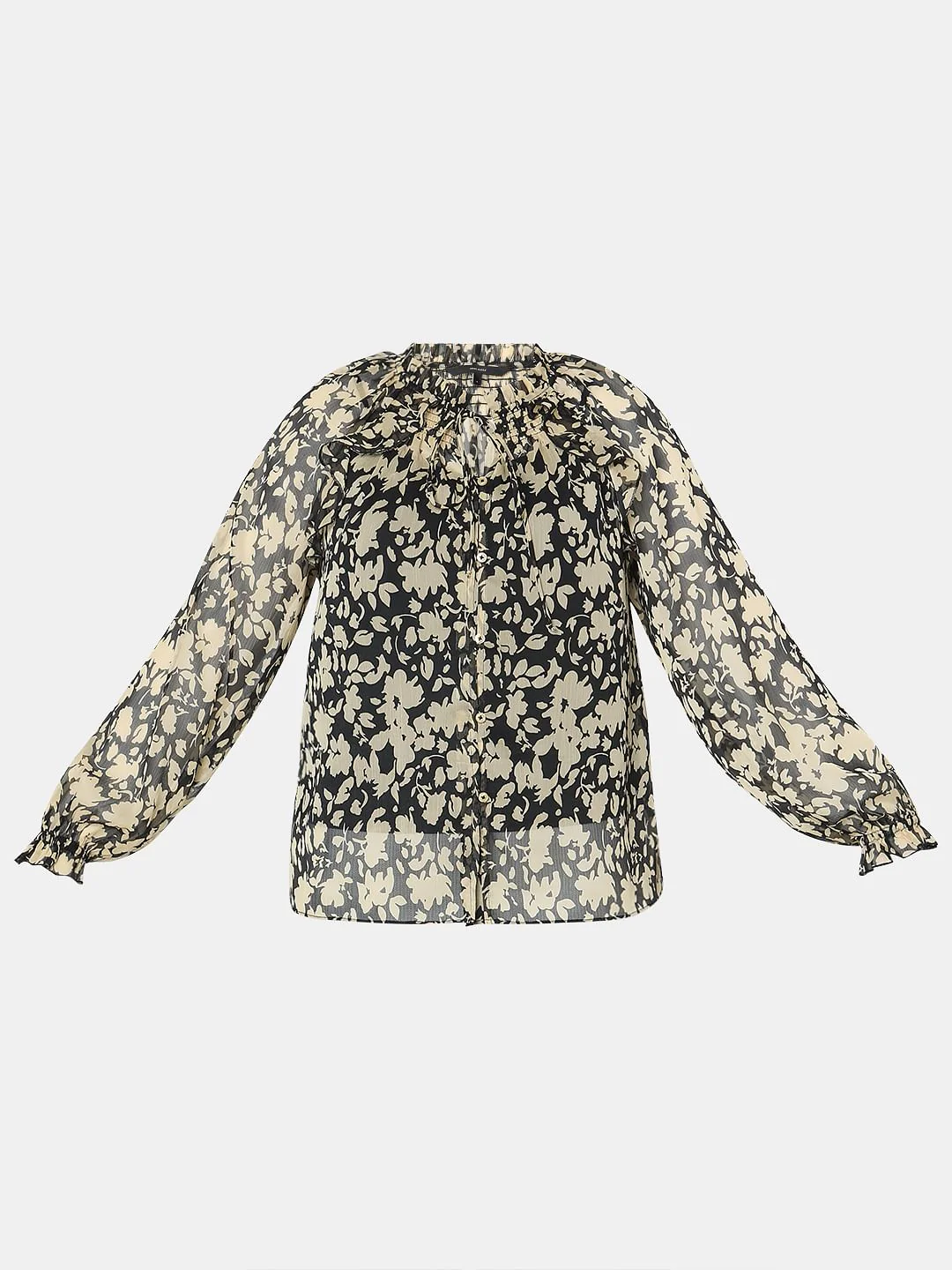 Black Printed Top - Image 7