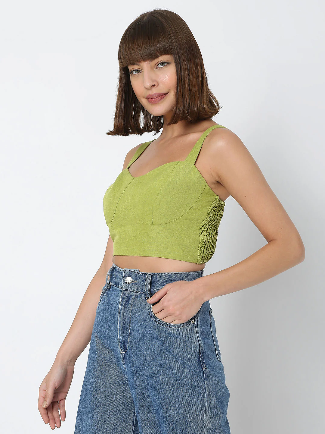 Green Crop Top - Image 3
