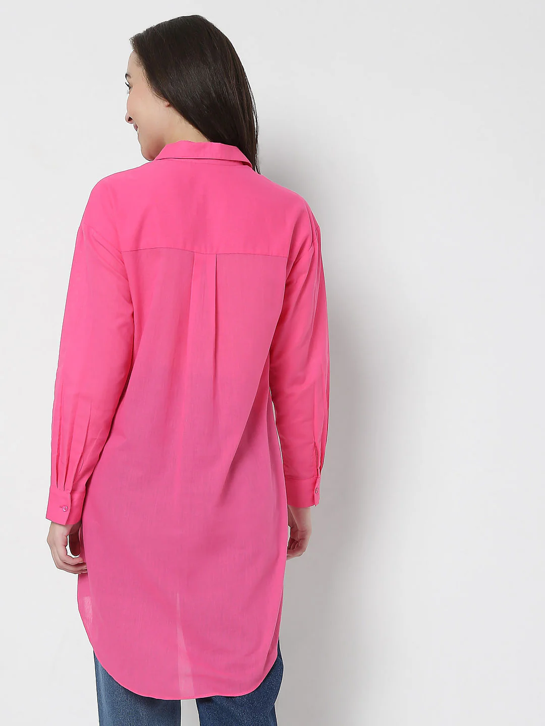 Pink High-Low Shirt - Image 4