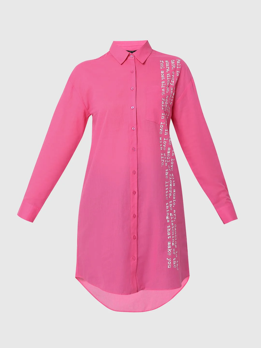 Pink High-Low Shirt - Image 6