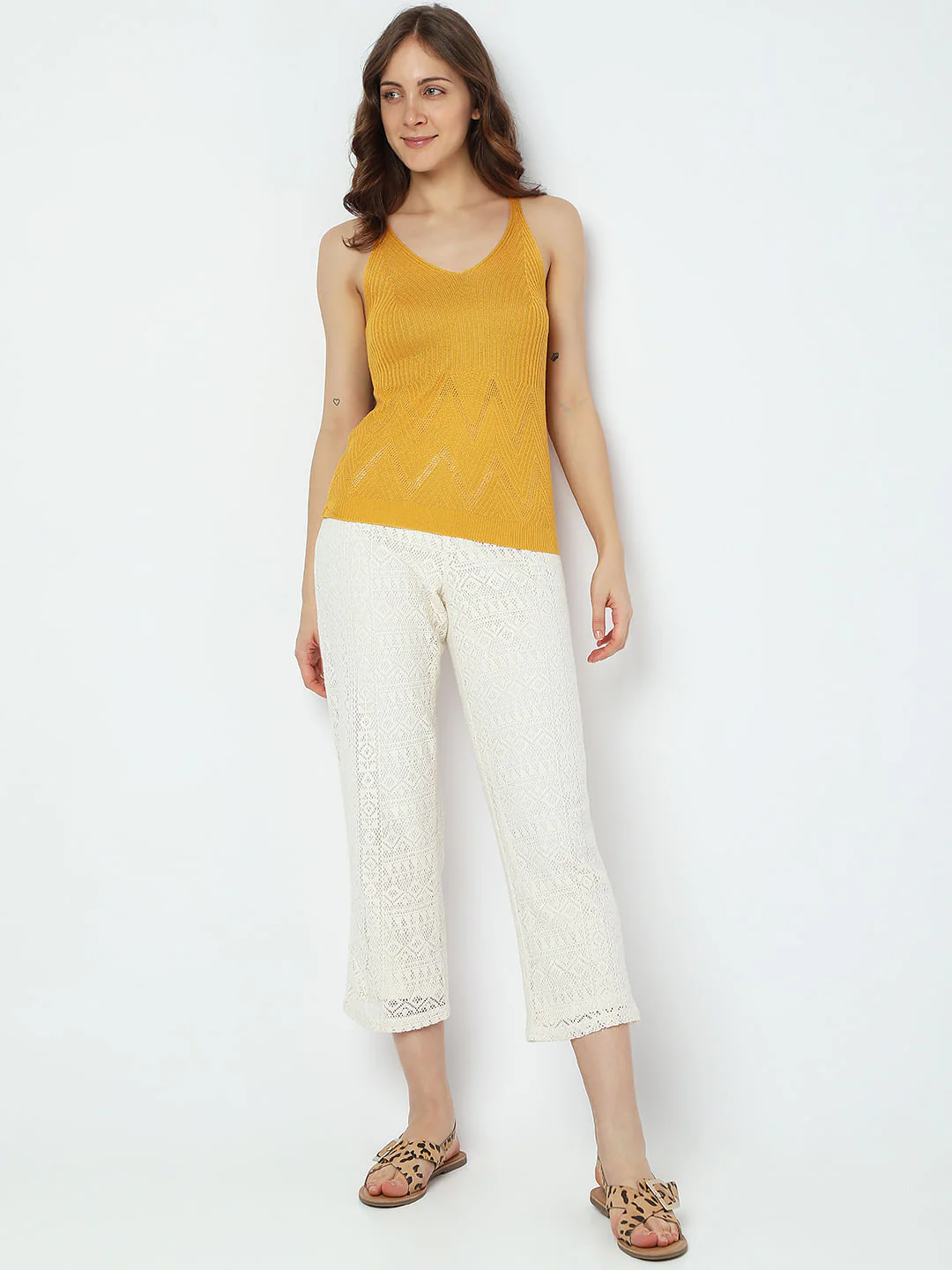 Yellow Flatknit Top - Image 5