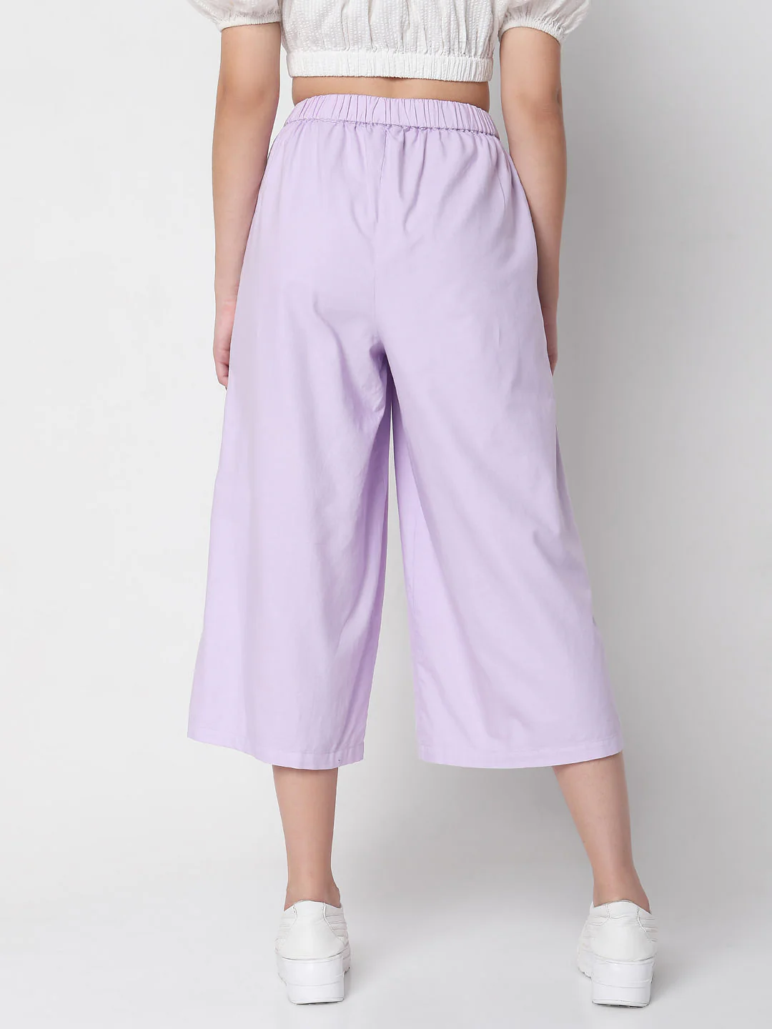 Purple Wide Leg Pants - Image 4
