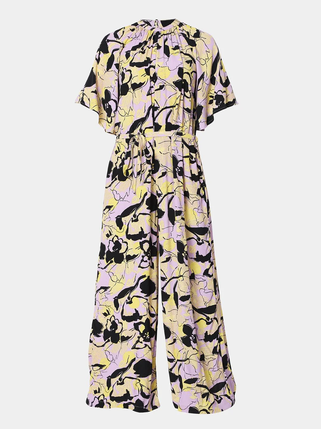 Lavender Floral Jumpsuit - Image 6