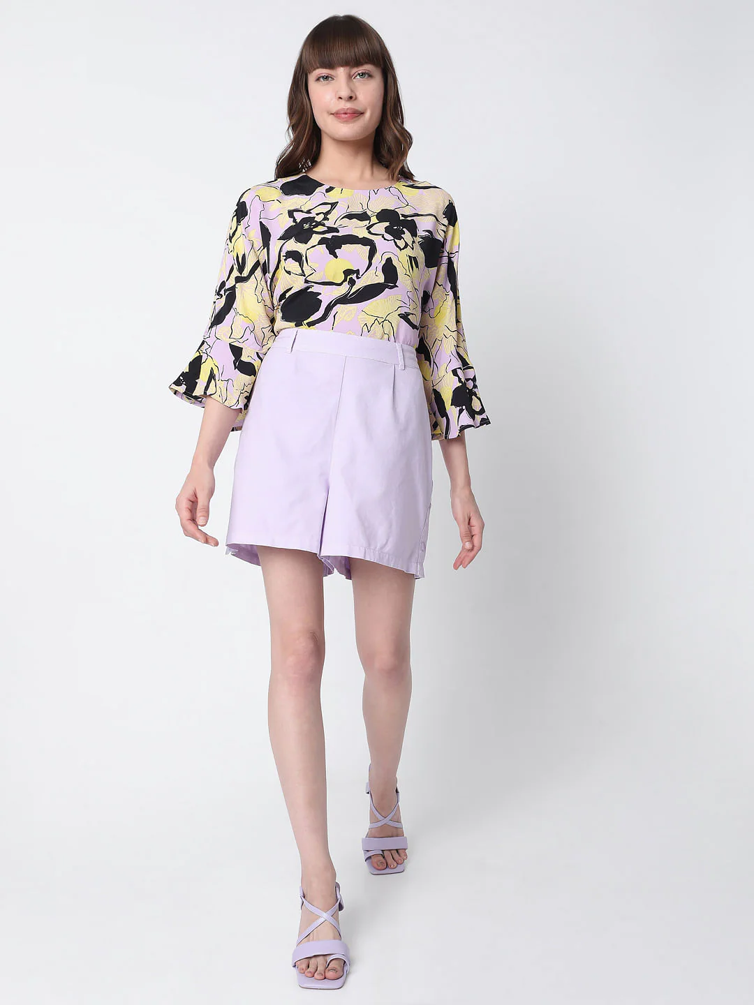 Lilac Co-Ord Set Shorts - Image 6