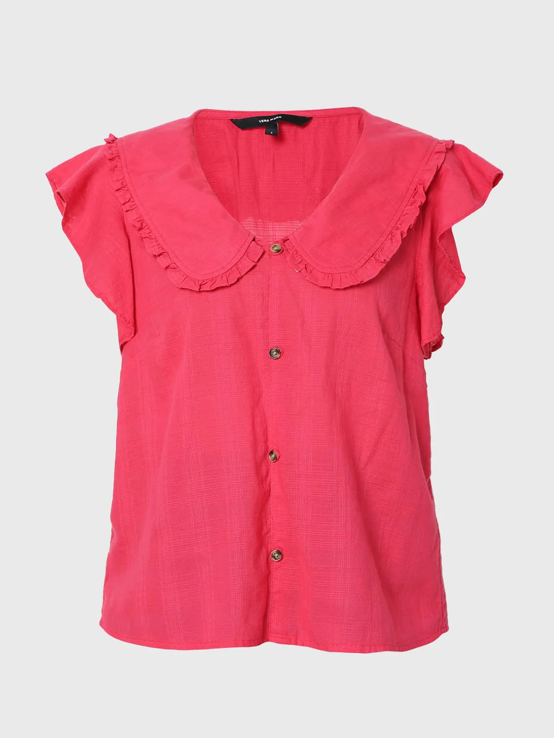 Pink Peter Pan Collar Top - Image 7