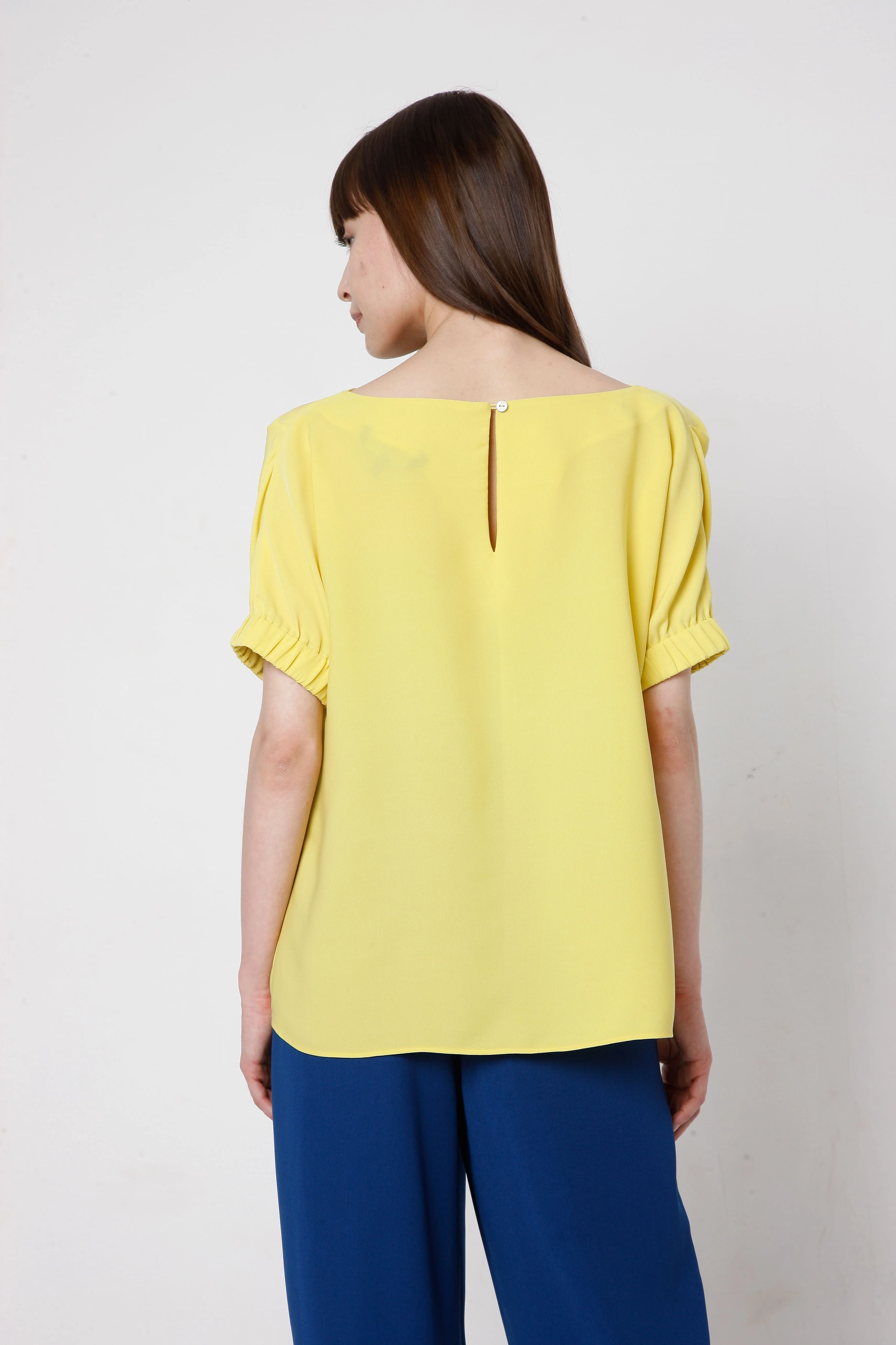 Yellow Cowl Neck Top - Image 4