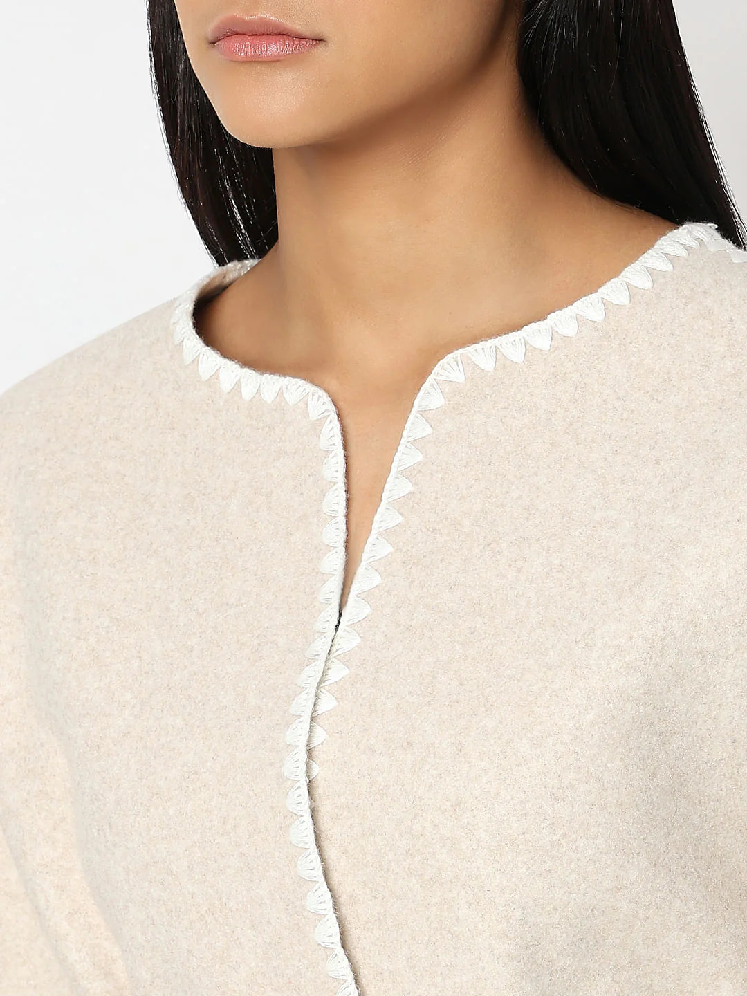 Beige Printed Jacket - Image 8