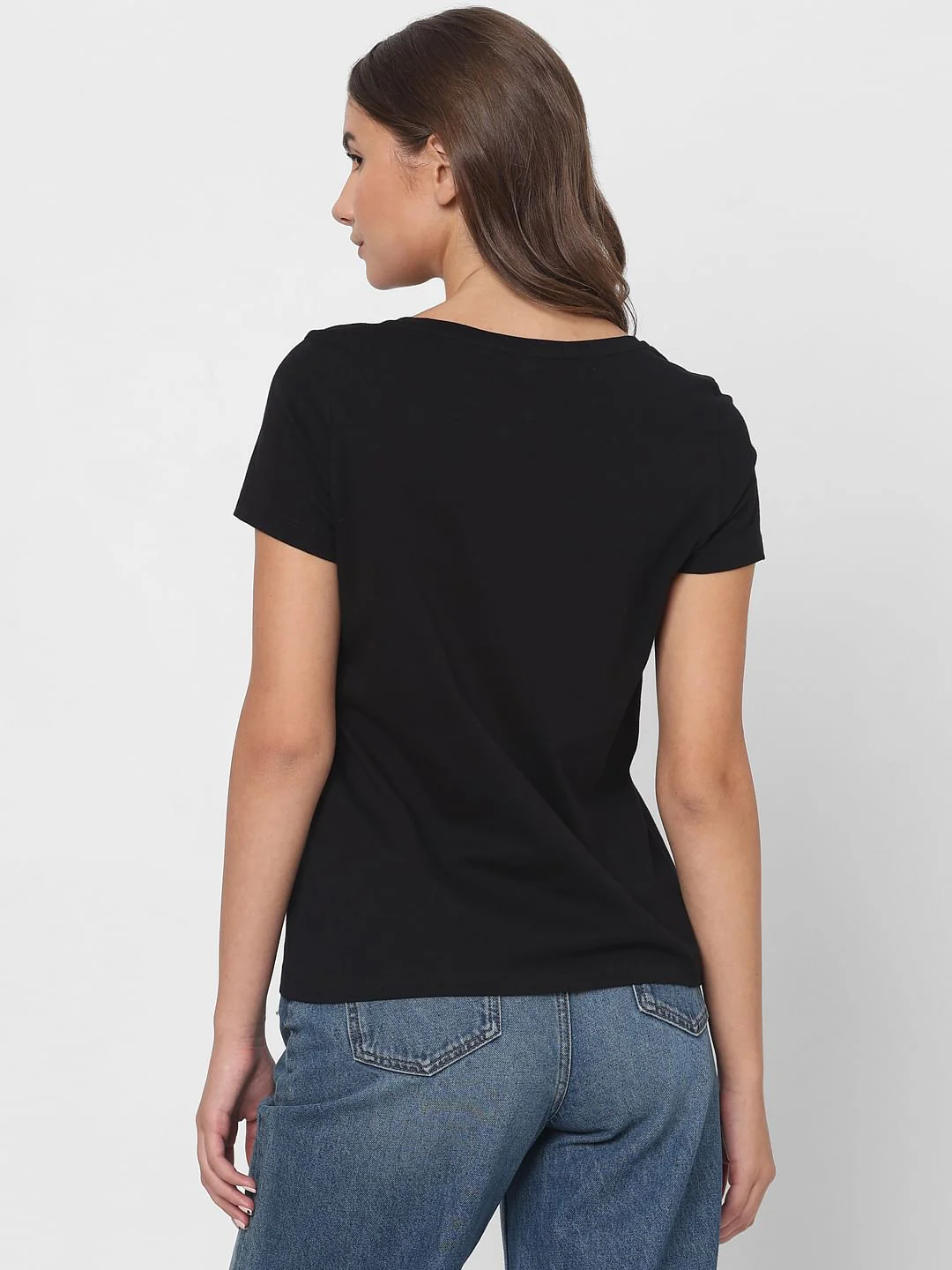 Black Printed T-Shirt - Image 4