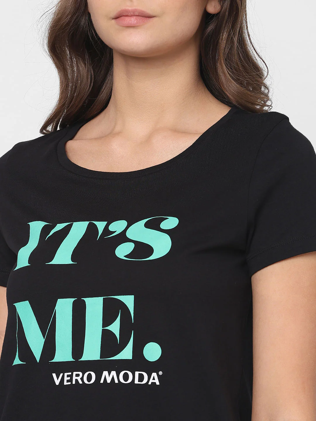 Black Printed T-Shirt - Image 6