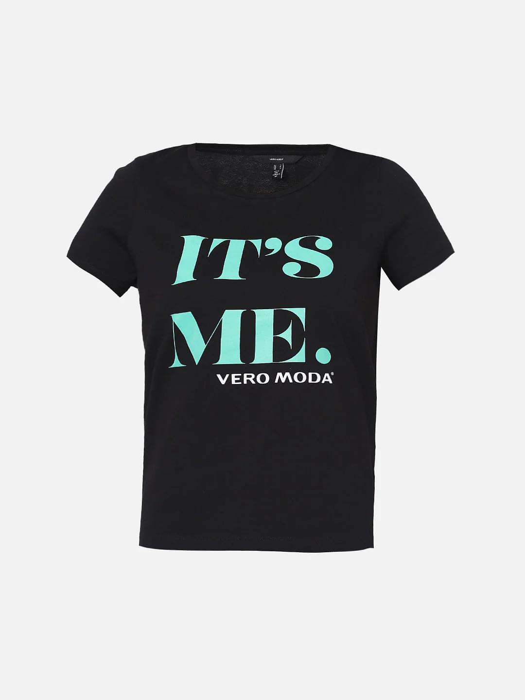 Black Printed T-Shirt - Image 7