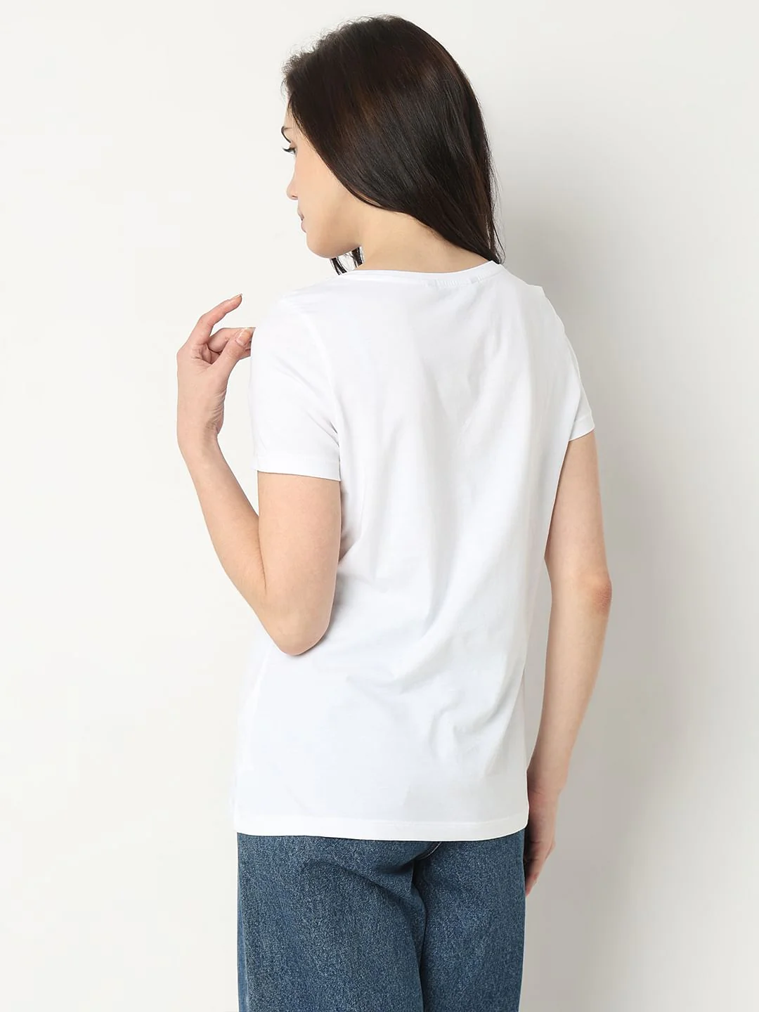 White Graphic Print T-Shirt - Image 4