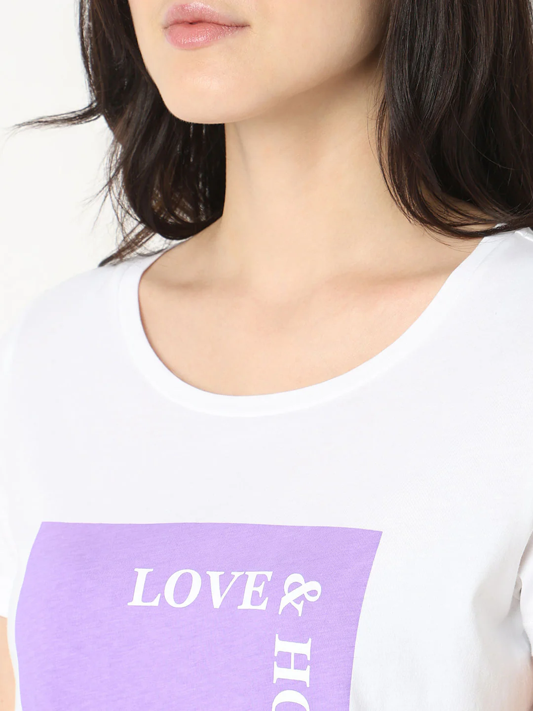 White Graphic Print T-Shirt - Image 8