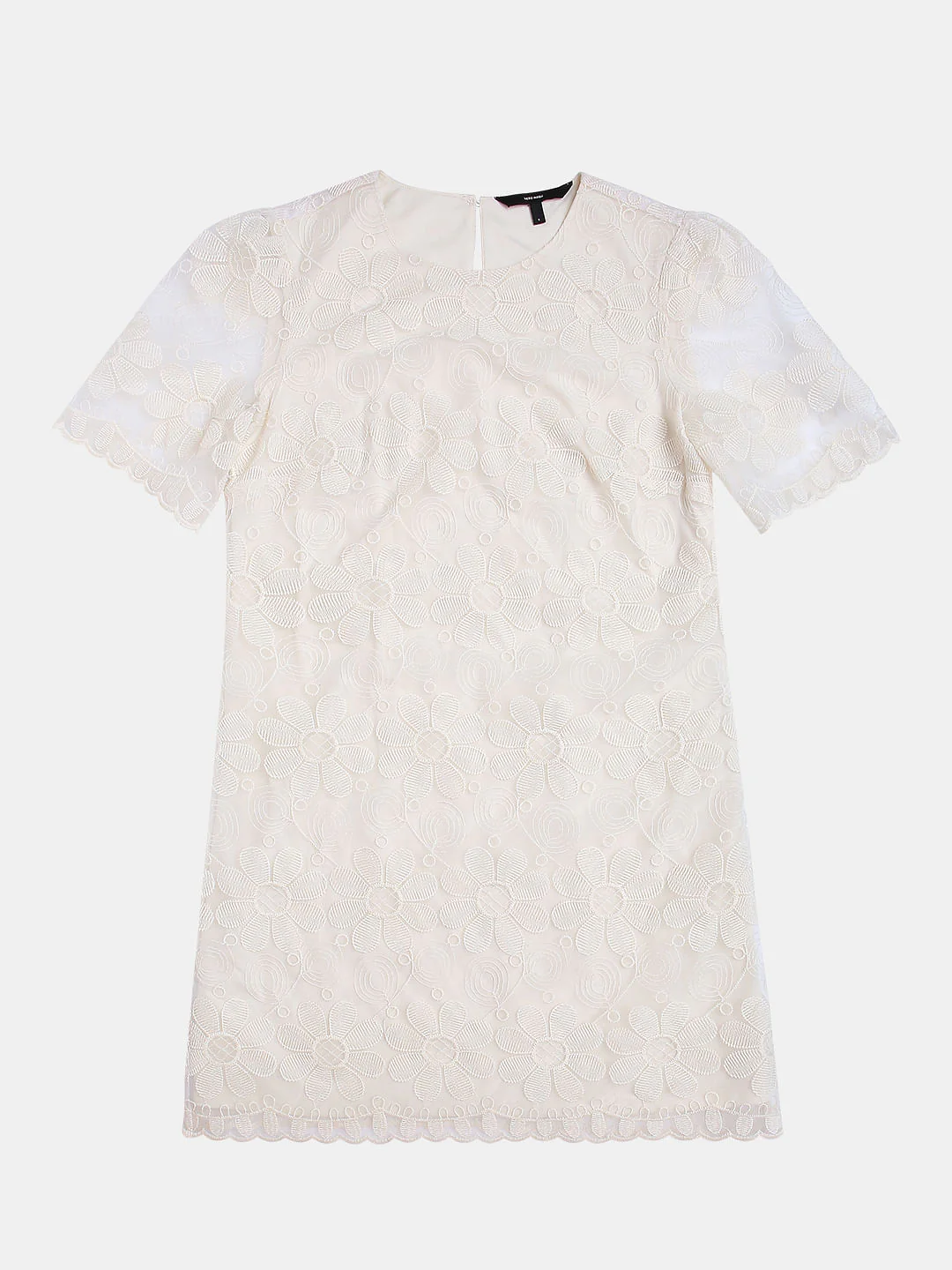 White Lace Mini Dress - Image 7