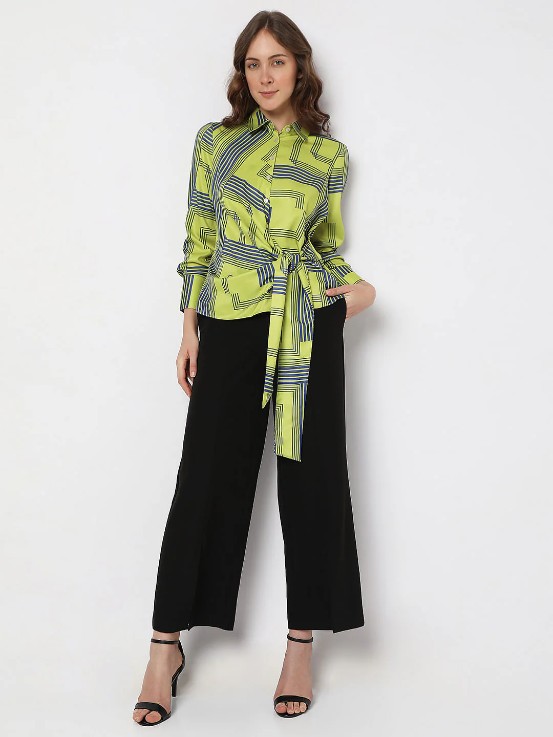 Green Printed Shirt - Image 5