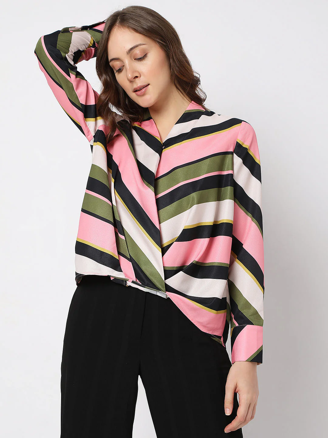 Pink Colourblocked Top - Image 2