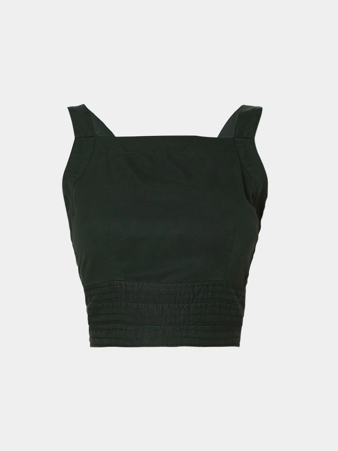 Green Strappy Crop Top - Image 7