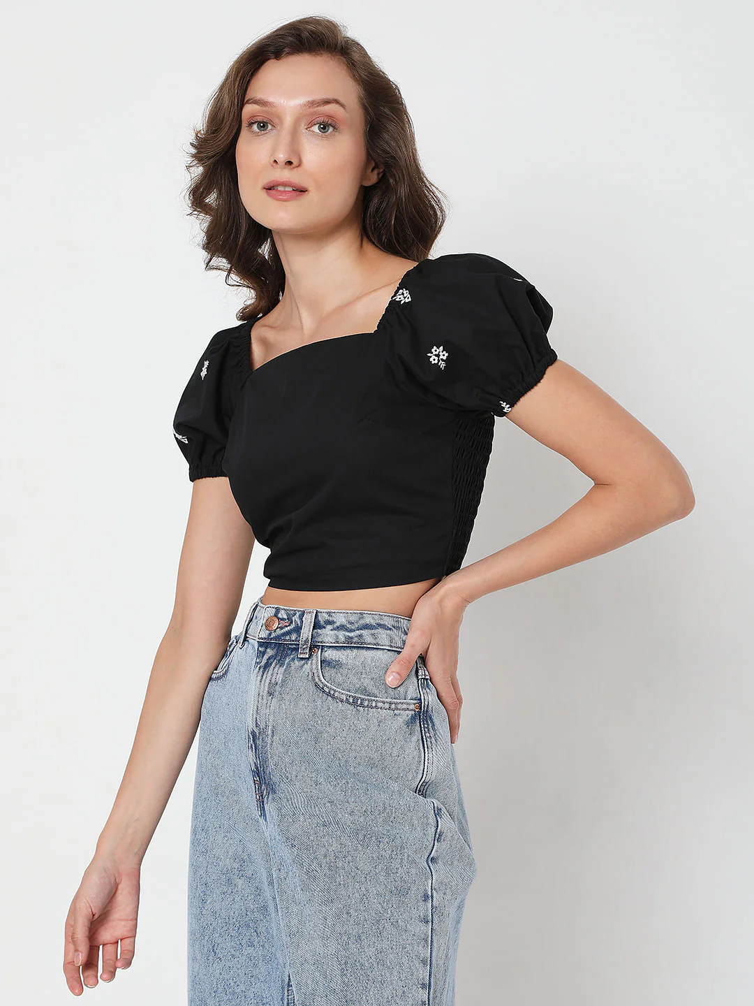 Black Crop Top - Image 3
