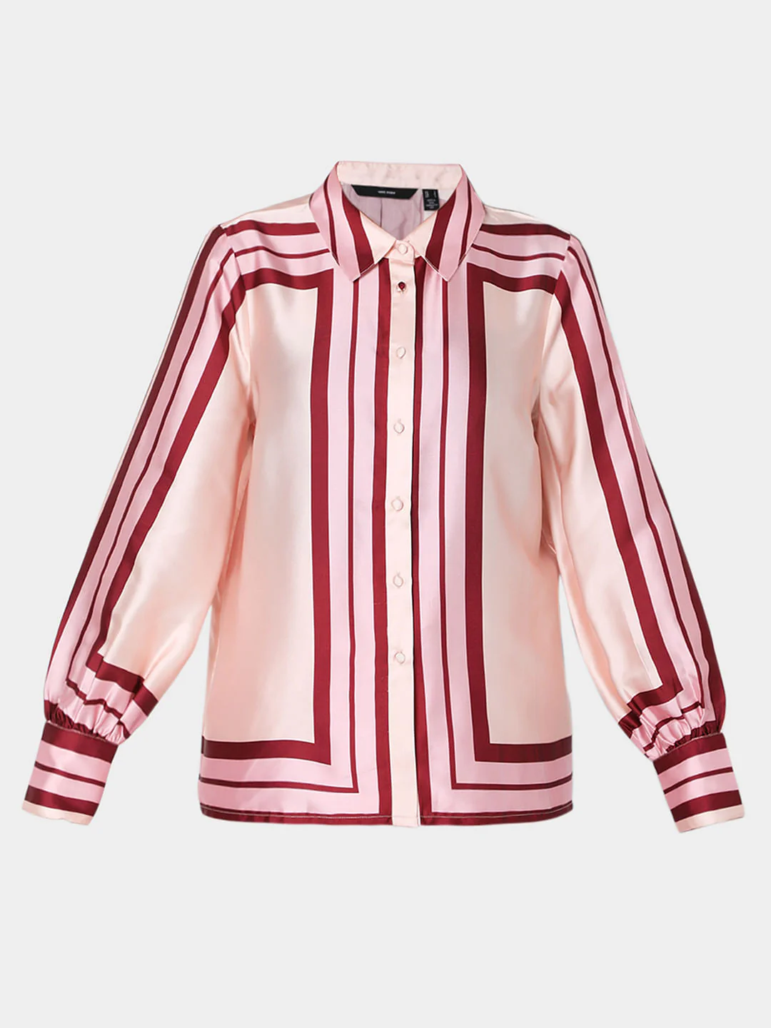 Pink Colourblocked Shirt - Image 7