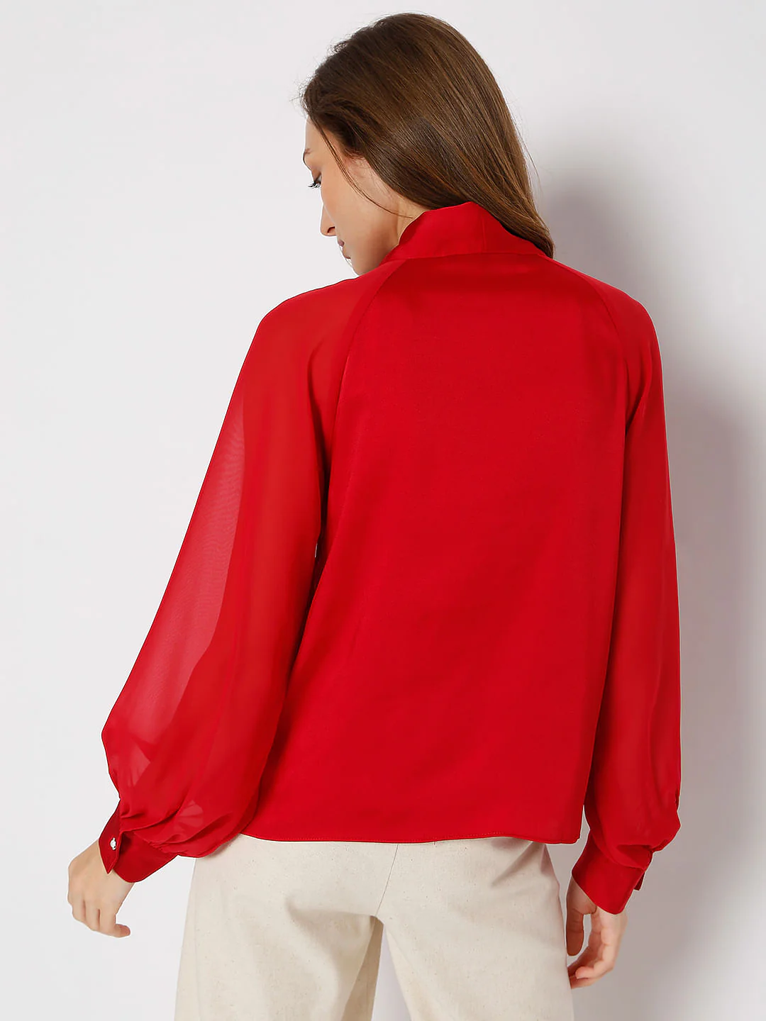 Red Front Tie-Up Top - Image 4