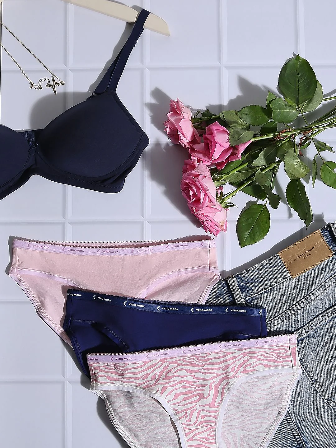 Intimates Pack Of 3 Printed Mini Briefs
