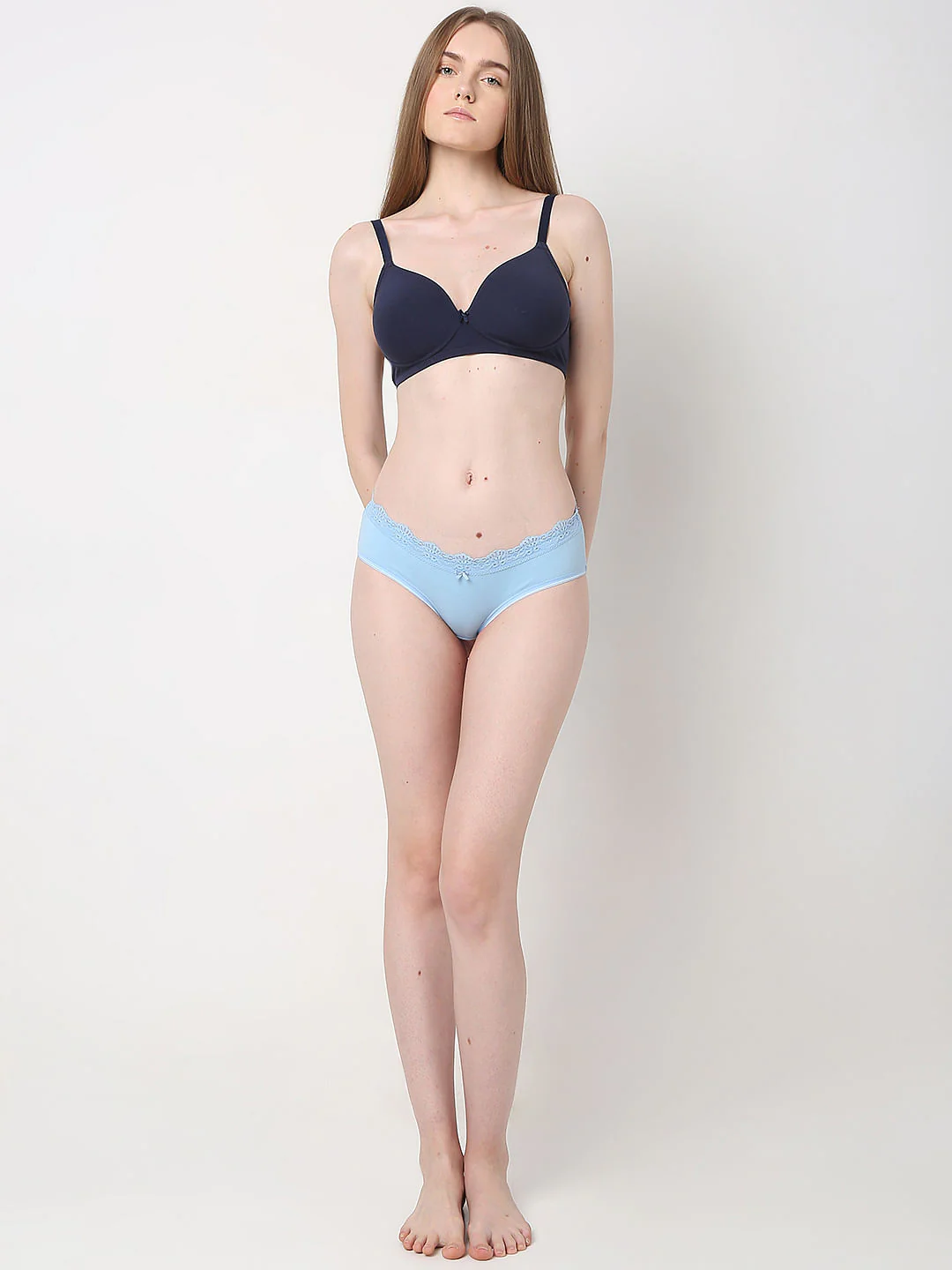 Intimates Pack Of 3 Hipster Briefs - Purple, Blue, Pink - Image 7