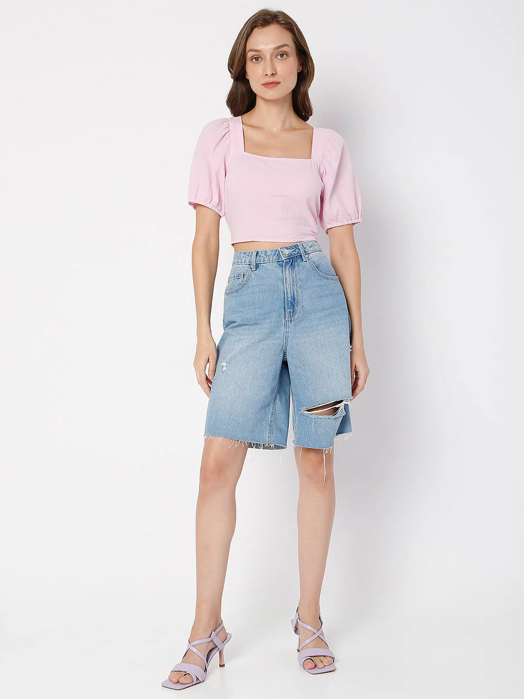 Pink Crop Co-Ord Set Top - Image 5
