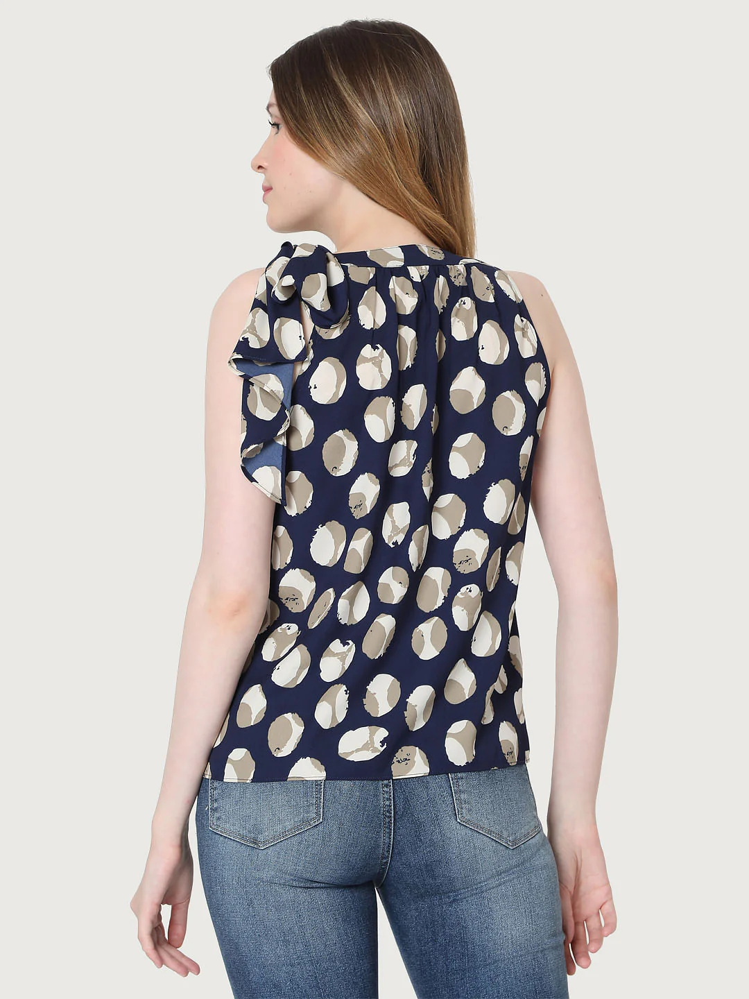 Blue Dotted Top - Image 3