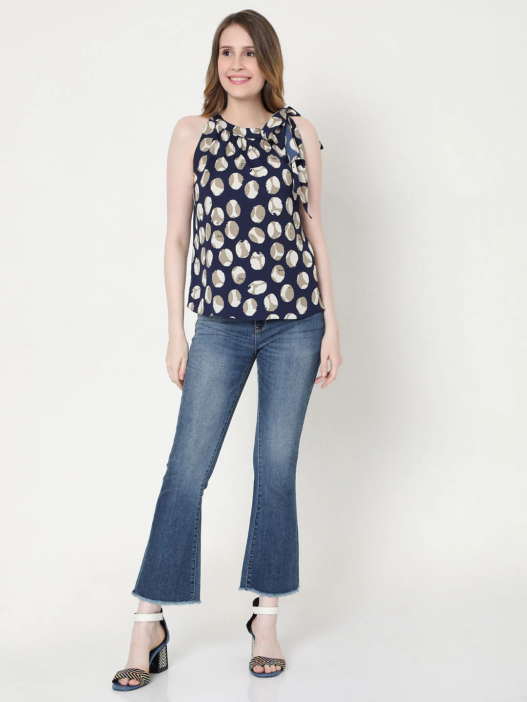 Blue Dotted Top - Image 4
