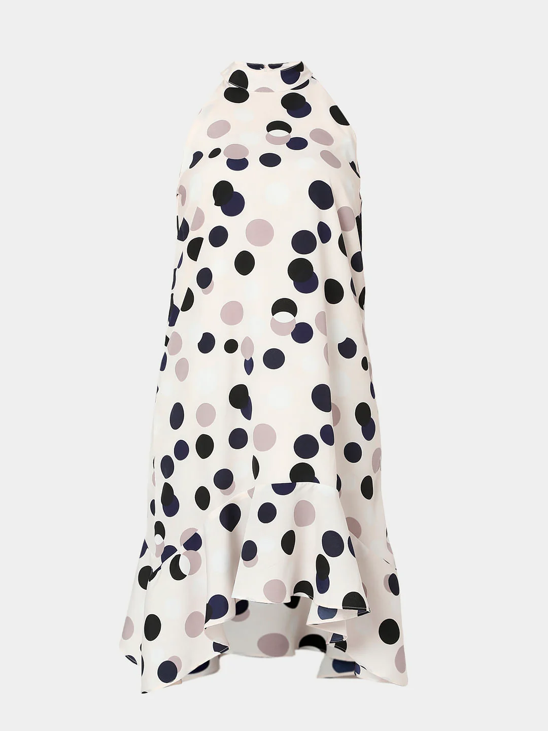 Brown Polka Dot Shift Dress - Image 6