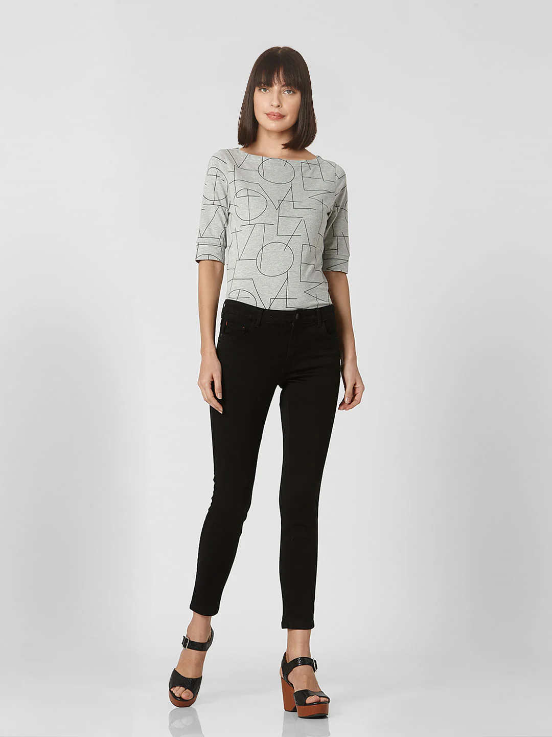 Black Mid Rise Wendy Skinny Jeggings - Image 6