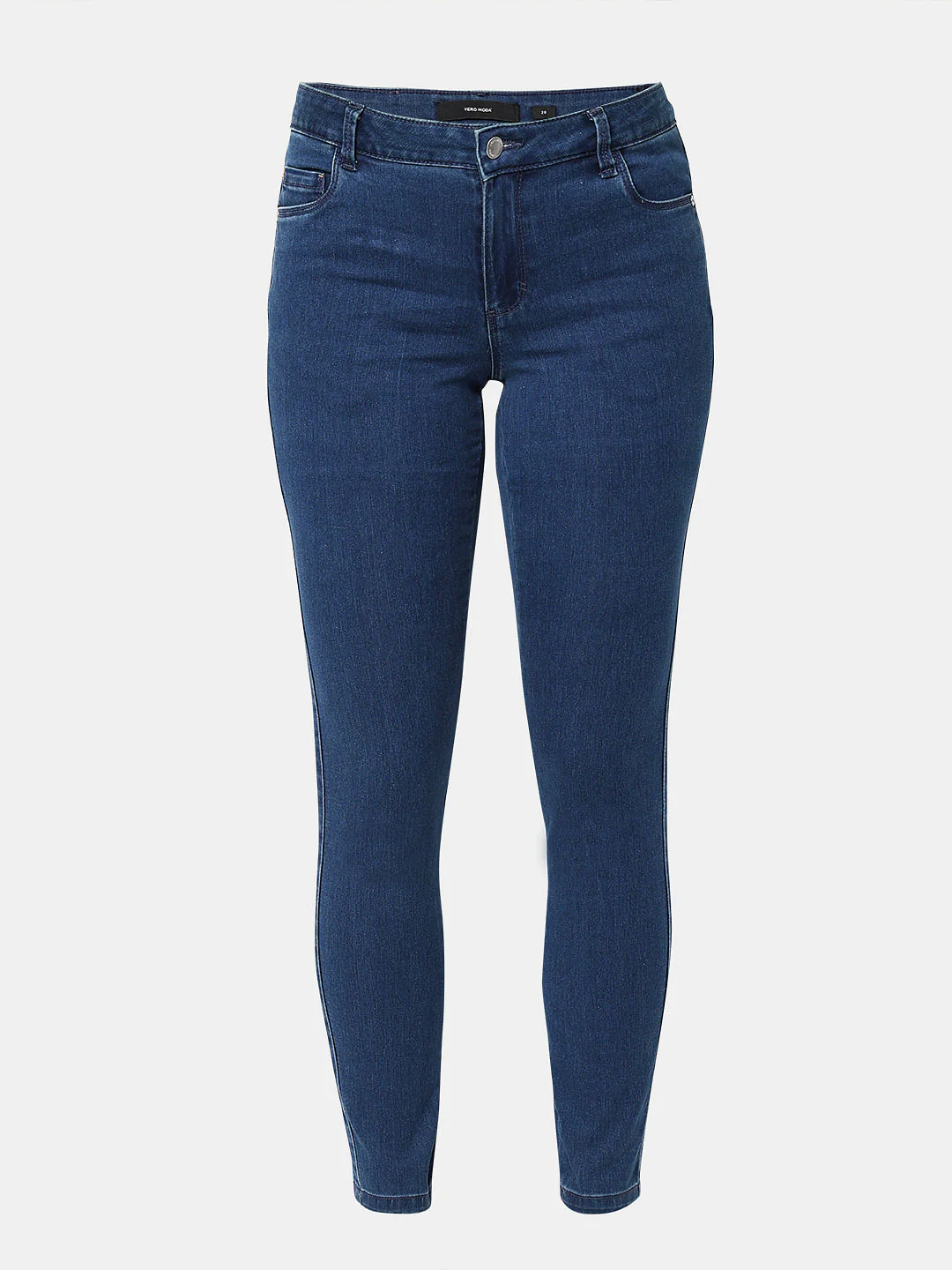 Blue Mid Rise Wendy Skinny Jeggings - Image 7