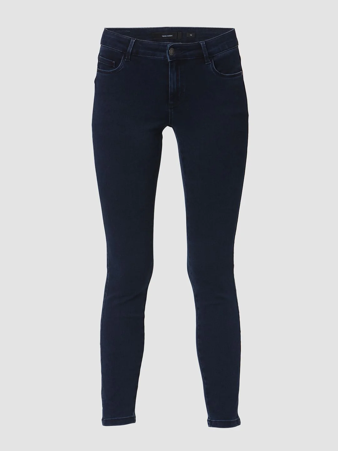 Dark Blue Mid Rise Wendy Skinny Jeggings - Image 7