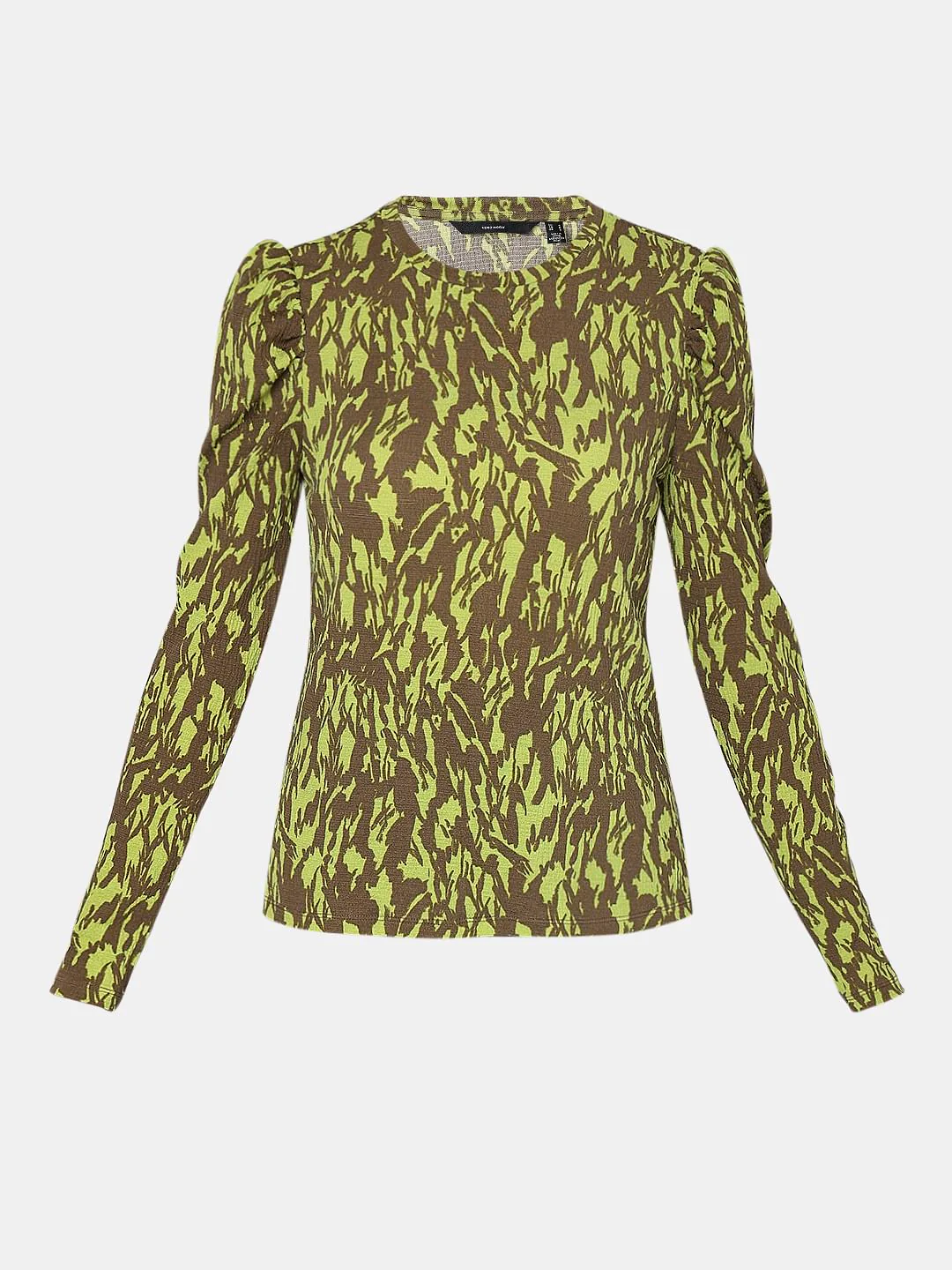 Green & Brown Printed Top - Image 7
