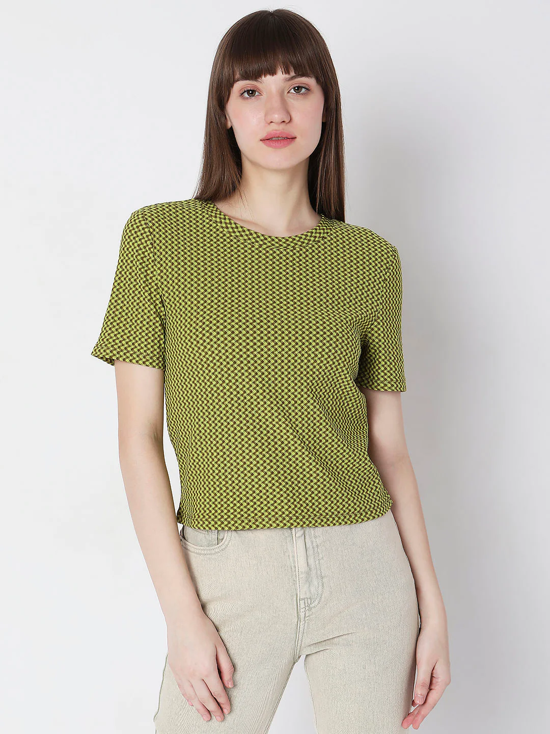 Green Printed T-Shirt - Image 2